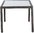 Siena Garden Tisch Bern 150x90 cm Geflecht maron, Glasplatte schwarz